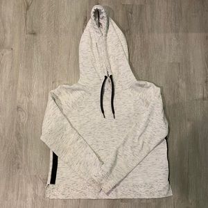 cream/white hoodie